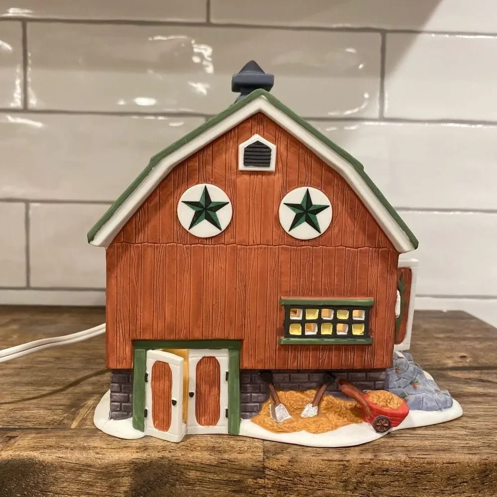 Department 56 Pennsylvania Dutch Barn New England Village #5648-0 Heritage - Picture 6 of 13